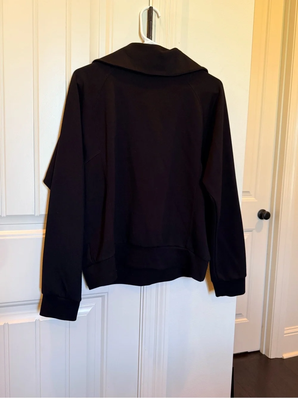 Amazon Black Quarter Zip Pull-Over and Wide-Leg Pull-On Track Pants Set - Picture 8 of 9
